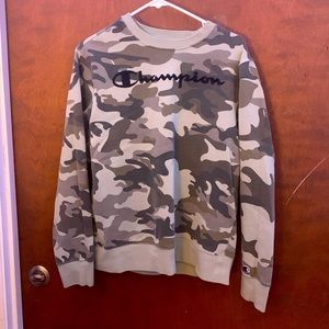 Champion Men's Sweatshirt, Powerblend, Fleece Midweight Crewneck Sweatshirt